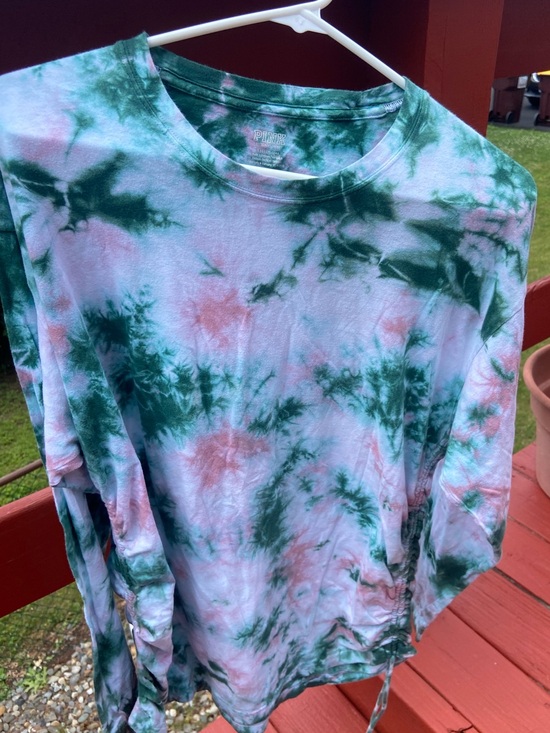 PINK Victoria's Secret Tops - PINK Victoria’s Secret Tie-Dye Long Sleeve Top – Large